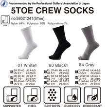 画像をギャラリービューアに読み込む, Dmyth Premium Support Socks 5Toe Crew