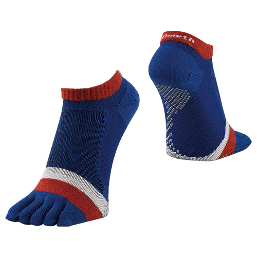 Dmyth Premium Support Socks 5Toe No Show Stripe