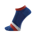 Dmyth Premium Support Socks 5Toe No Show Stripe