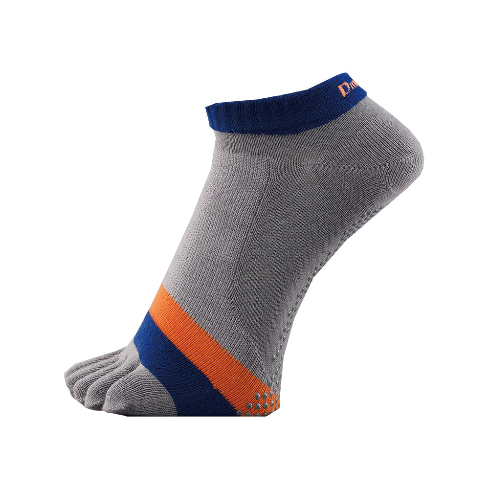 Dmyth Premium Support Socks 5Toe No Show Stripe