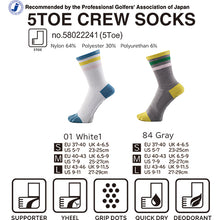 画像をギャラリービューアに読み込む, Dmyth Premium Support Socks 5 Toe Crew Line
