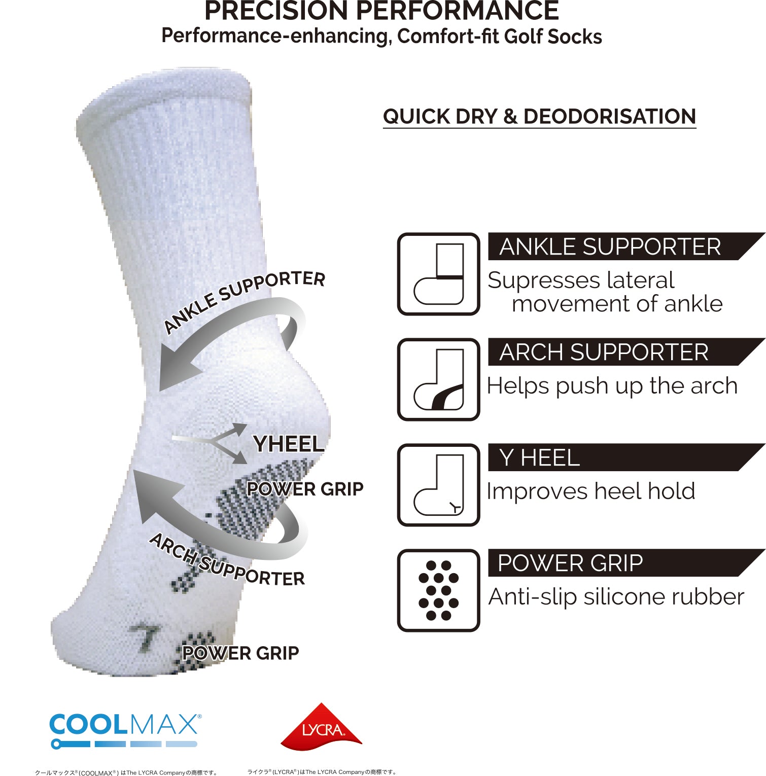 Dmyth Premium Support Socks Crew
